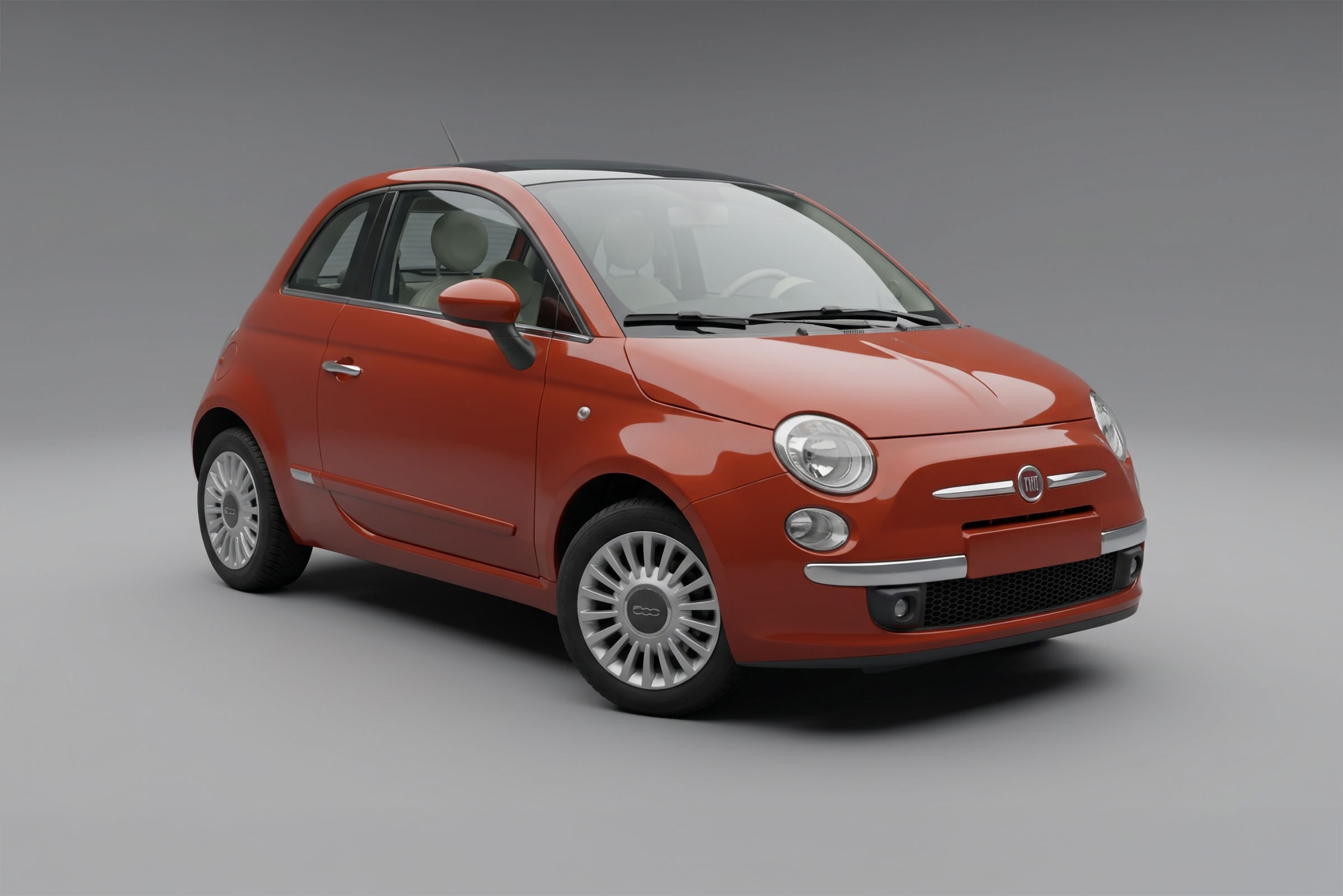 Fiat 500 1.2 Lounge Arancio Gustoso